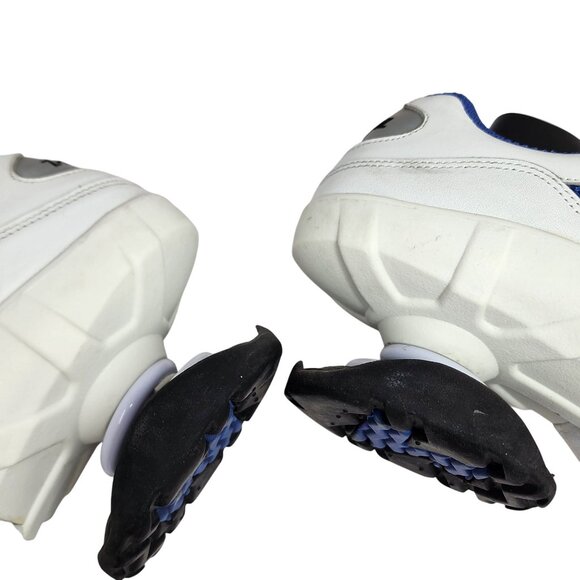 Z-Coil Womens White & Blue Spring Heel Sneakers Size W8 - Picture 9 of 11